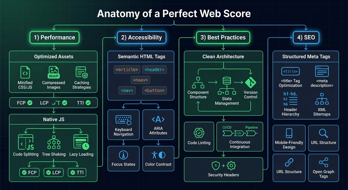 Anatomy of a Perfect Web Score